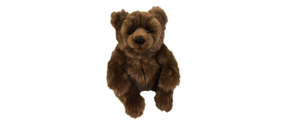A cuddly brown bear toy