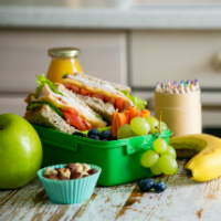 A healthy lunch with no single use plastic